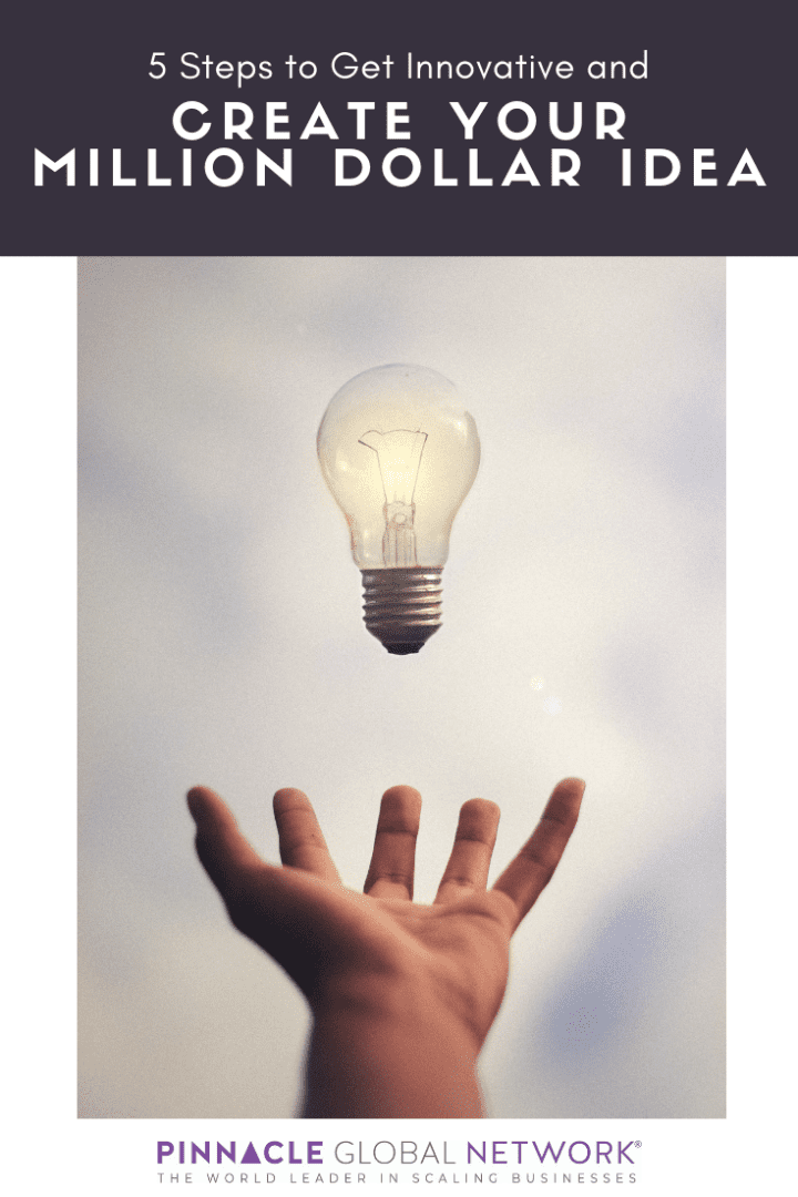 5 Steps to get Innovative and Create your Million Dollar Idea…